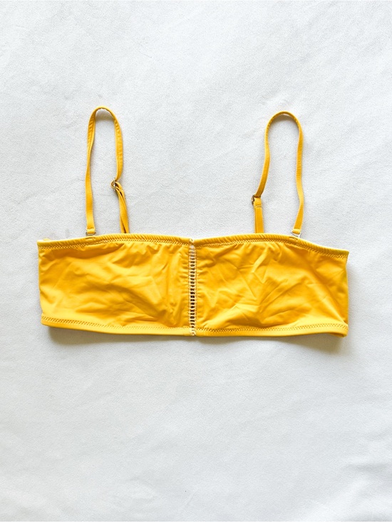 Rhythm. Other - Rhythm. Bright Yellow Bandeau Swim Top with Adjustable Straps - medium